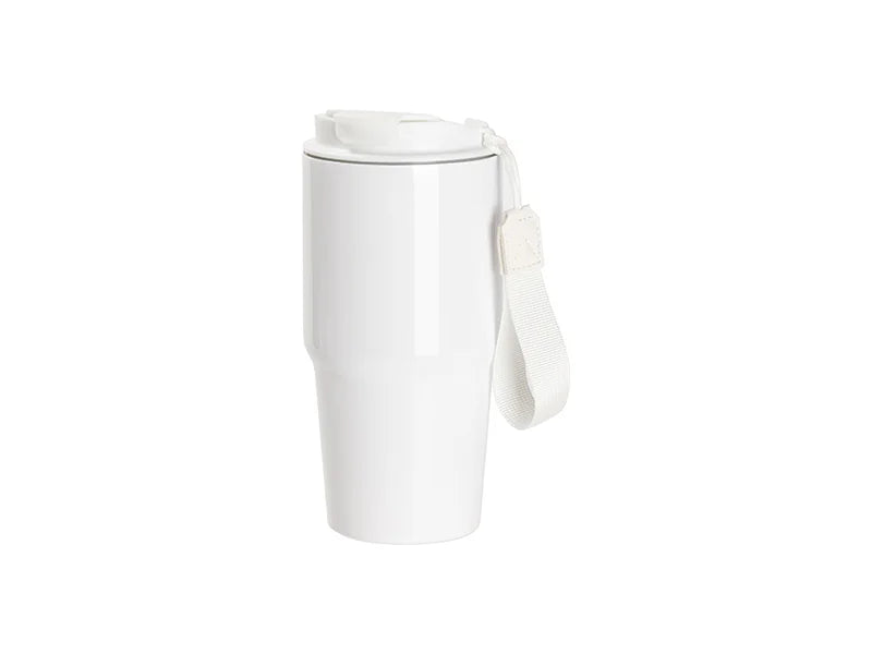 Pearl Coating™ 20oz Sublimation SS White Tumbler with Portable Lid - Pack of 4 - Joto Imaging Supplies Canada
